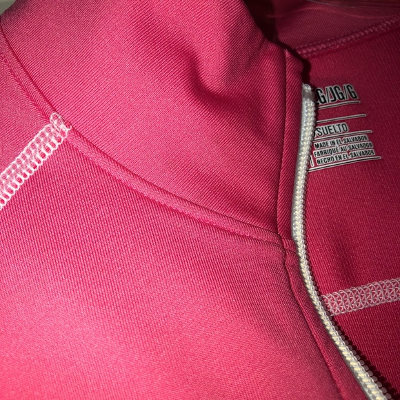 Under Armour Cold Gear Pullover Layer Girls Large 14 Pink Warm Athleisure Sports - Picture 6 of 8